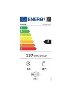 Hisense RR154D4AW2 – Frigorífico una puerta reversible; clase A++; 120 L de capacidad neta; 84.5 cm de alto; silencioso 40 dBA; Plástico; Blanco – Image 7