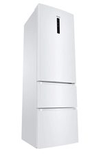 Haier HTR3619ENPW – Frigorífico combi no frost; 348l; Motor inverter; My Zone; Altura 1;9m; Cajones Easy Access; 37dba; Blanco; Clase E – Image 2
