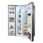 CHiQ FSS559NEI42D – Frigorífico americano; 559L; compresor inverter; Multi-air-flow; Total No Frost; acero inoxidable oscuro; compresor 12 años garantia – Image 3