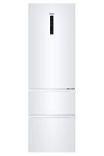 Haier HTR3619ENPW – Frigorífico combi no frost; 348l; Motor inverter; My Zone; Altura 1;9m; Cajones Easy Access; 37dba; Blanco; Clase E