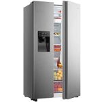 Hisense RS650N4AC1 – Frigorífico Side By Side; Total No Frost con ventilación Multi Air Flow; Clase A+; Dispensador de hielo y agua; 499 litros de capacidad; acabado inoxidable – Image 3
